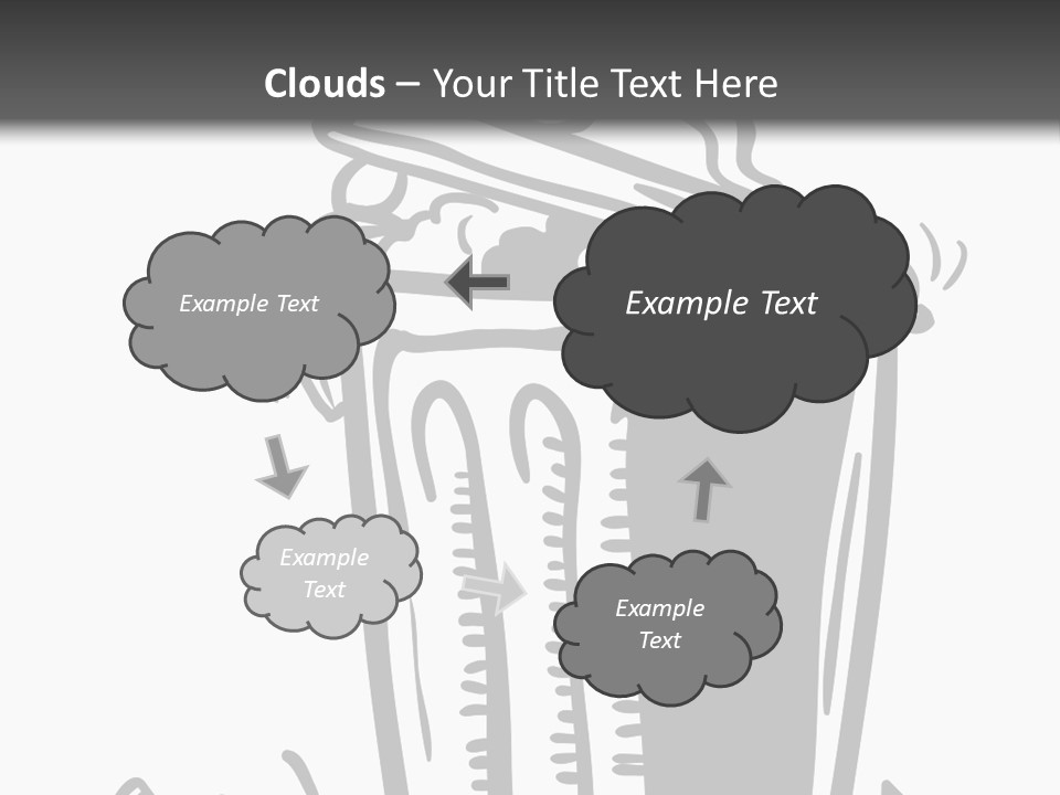 A Black And White Image Of A Cup Of Coffee PowerPoint Template