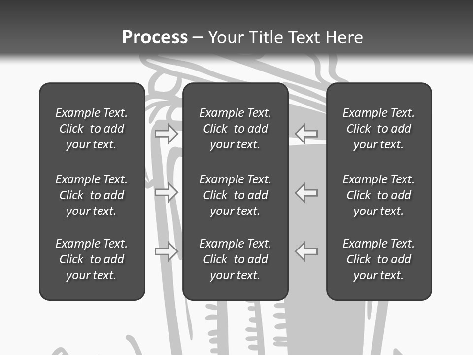 A Black And White Image Of A Cup Of Coffee PowerPoint Template