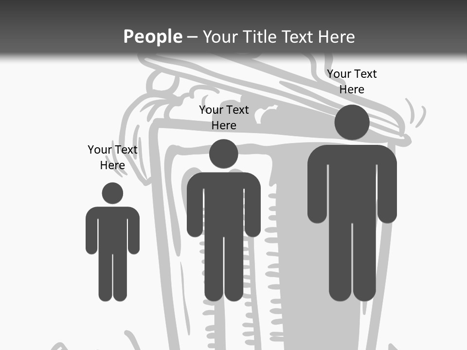 A Black And White Image Of A Cup Of Coffee PowerPoint Template