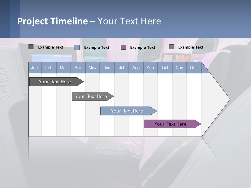 An Airplane Seat With A Table And Wine Glasses On It PowerPoint Template