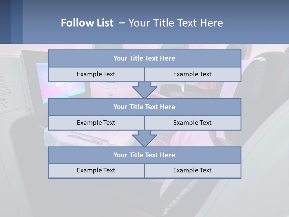 An Airplane Seat With A Table And Wine Glasses On It PowerPoint Template