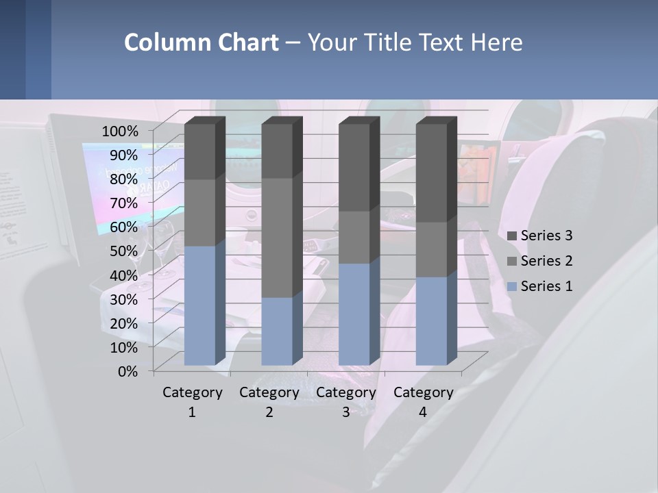 An Airplane Seat With A Table And Wine Glasses On It PowerPoint Template