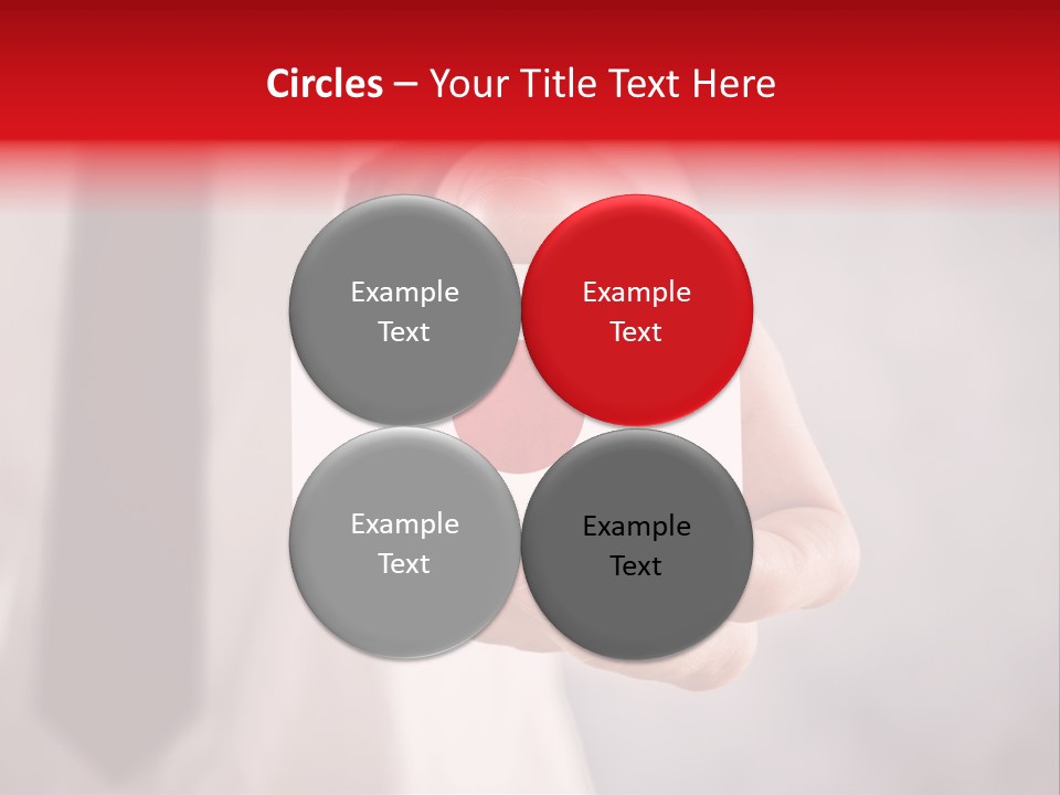 A Person Holding A Business Card With A Flag On It PowerPoint Template