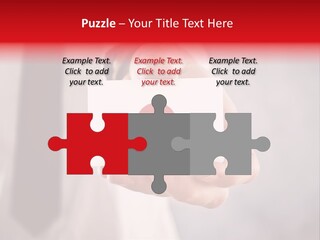 A Person Holding A Business Card With A Flag On It PowerPoint Template