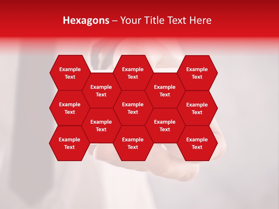 A Person Holding A Business Card With A Flag On It PowerPoint Template