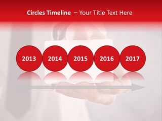 A Person Holding A Business Card With A Flag On It PowerPoint Template