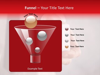 A Person Holding A Business Card With A Flag On It PowerPoint Template