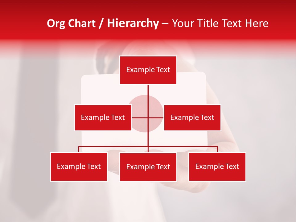 A Person Holding A Business Card With A Flag On It PowerPoint Template