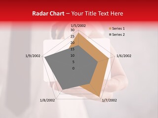 A Person Holding A Business Card With A Flag On It PowerPoint Template