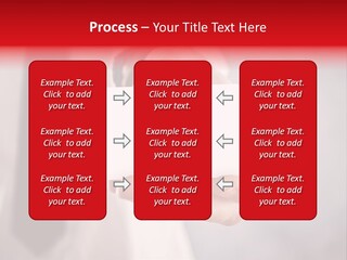 A Person Holding A Business Card With A Flag On It PowerPoint Template