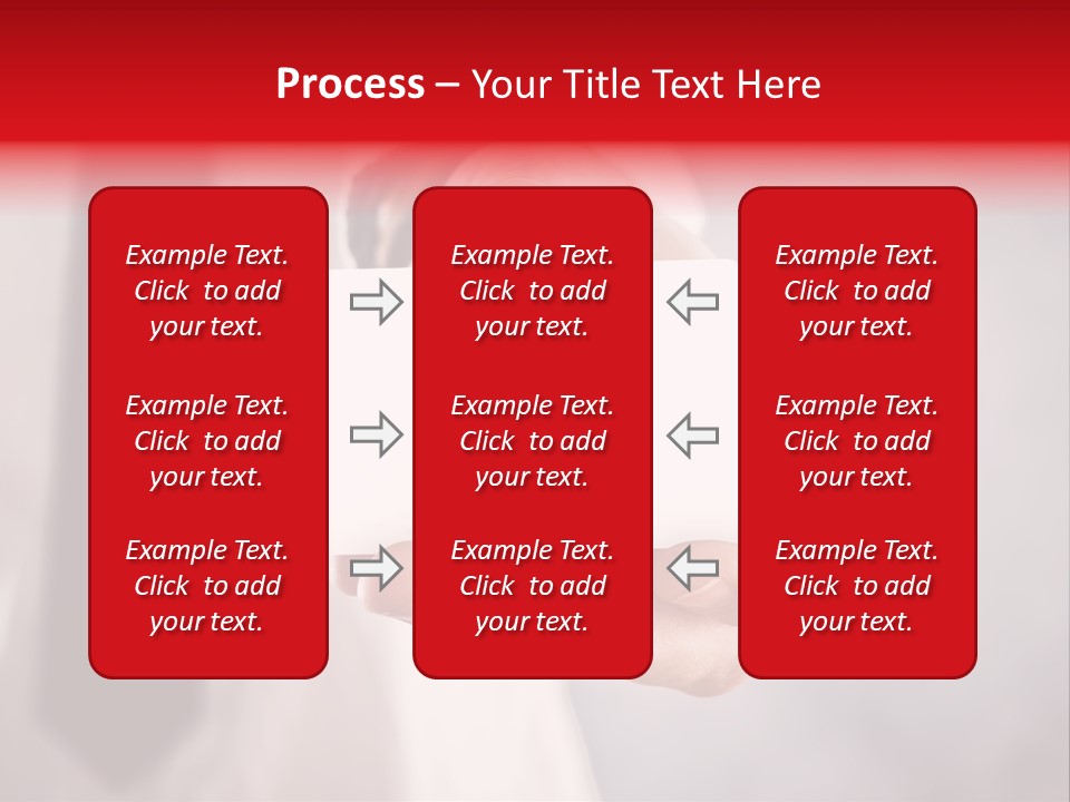 A Person Holding A Business Card With A Flag On It PowerPoint Template