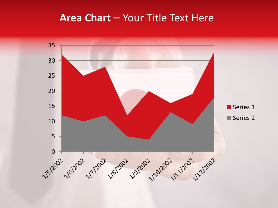 A Person Holding A Business Card With A Flag On It PowerPoint Template