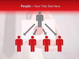 A Person Holding A Business Card With A Flag On It PowerPoint Template