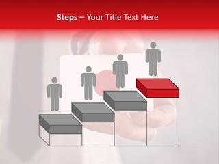 A Person Holding A Business Card With A Flag On It PowerPoint Template