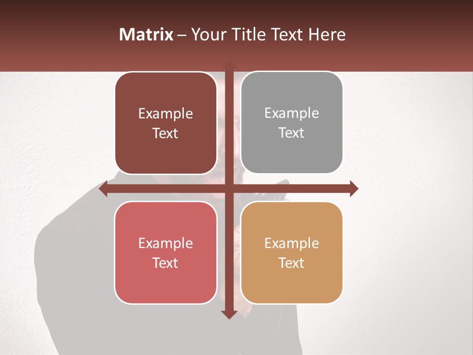 A Man Holding A Cell Phone In His Hand PowerPoint Template