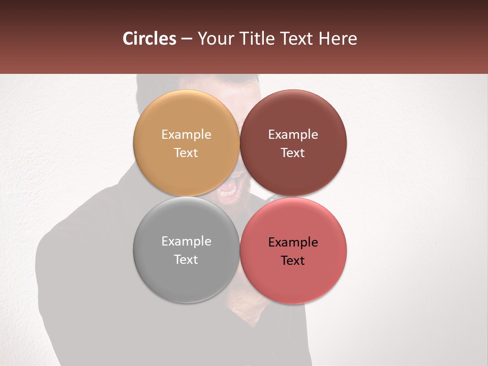 A Man Holding A Cell Phone In His Hand PowerPoint Template