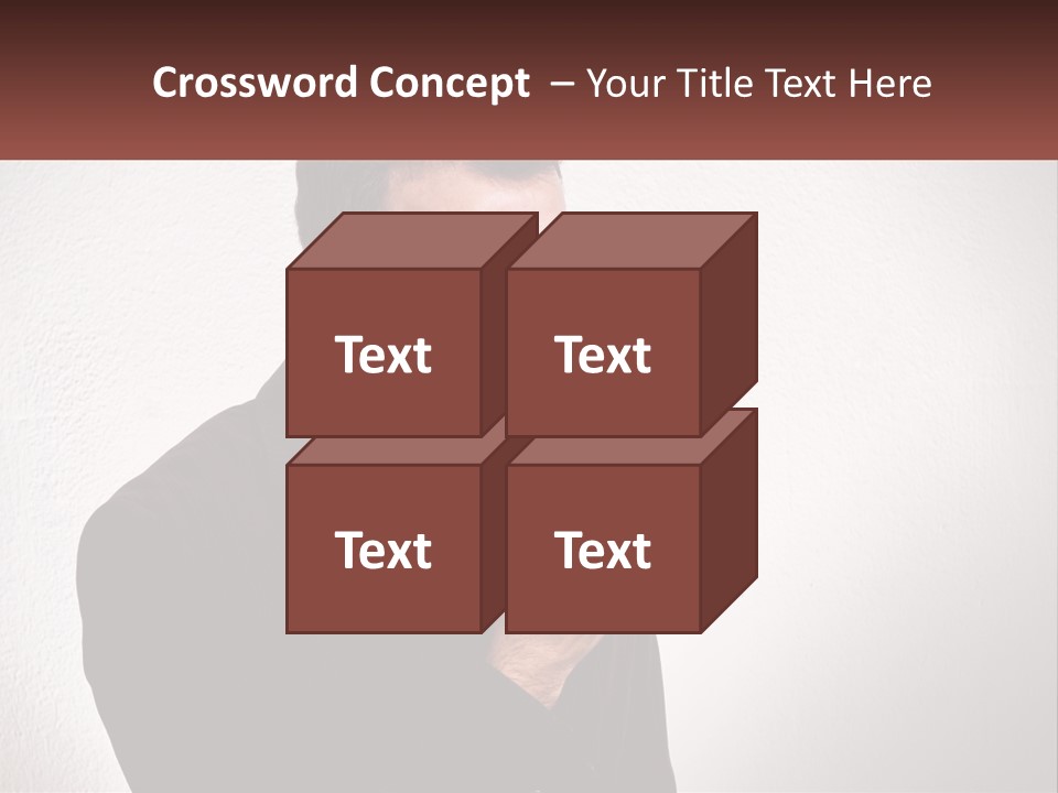 A Man Holding A Cell Phone In His Hand PowerPoint Template