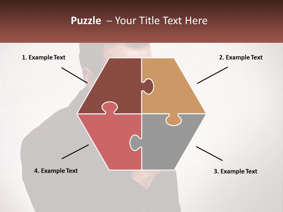 A Man Holding A Cell Phone In His Hand PowerPoint Template