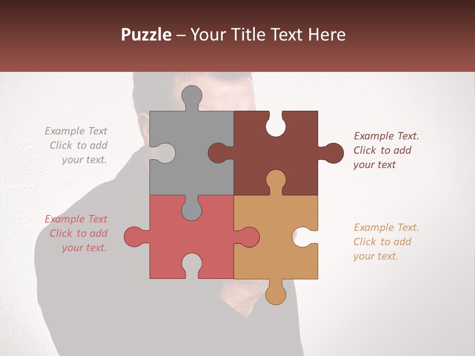 A Man Holding A Cell Phone In His Hand PowerPoint Template