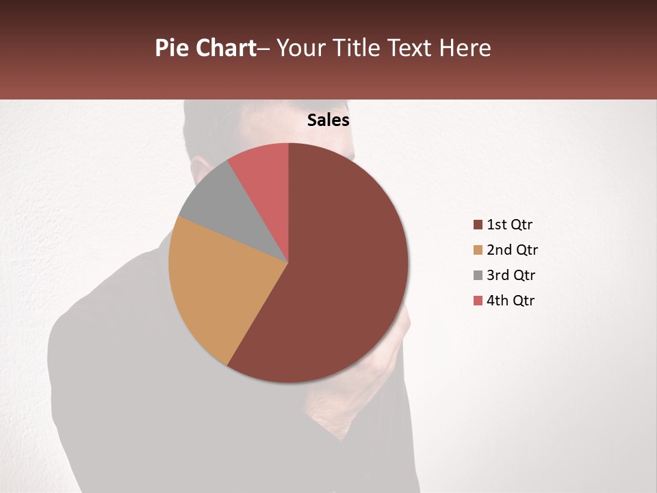 A Man Holding A Cell Phone In His Hand PowerPoint Template