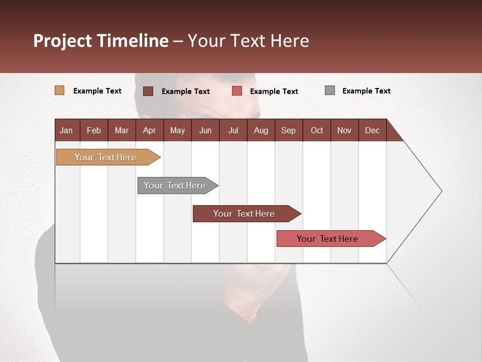 A Man Holding A Cell Phone In His Hand PowerPoint Template