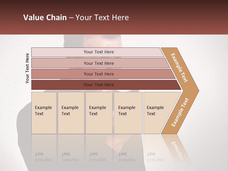 A Man Holding A Cell Phone In His Hand PowerPoint Template