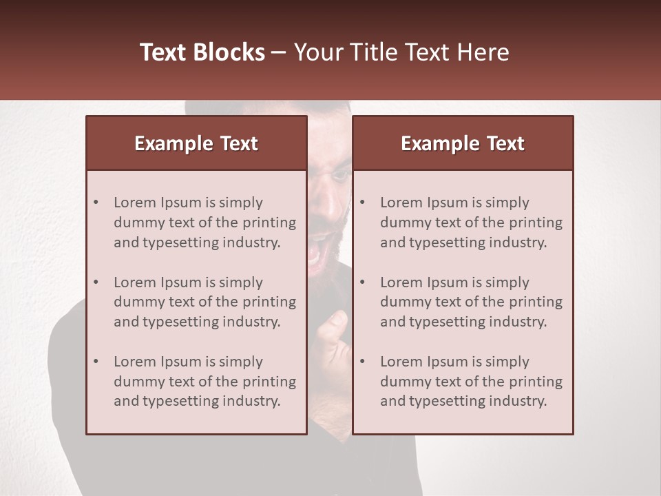 A Man Holding A Cell Phone In His Hand PowerPoint Template