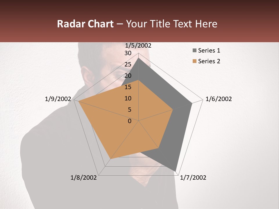 A Man Holding A Cell Phone In His Hand PowerPoint Template
