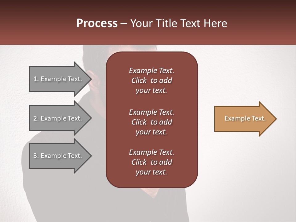 A Man Holding A Cell Phone In His Hand PowerPoint Template