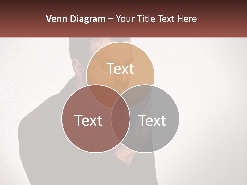 A Man Holding A Cell Phone In His Hand PowerPoint Template