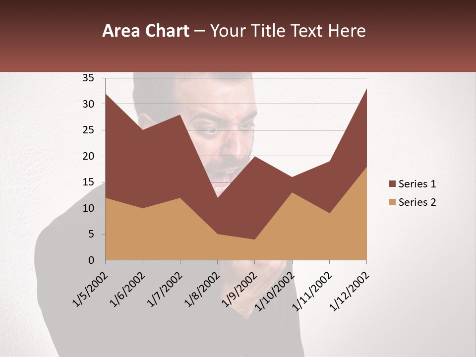 A Man Holding A Cell Phone In His Hand PowerPoint Template