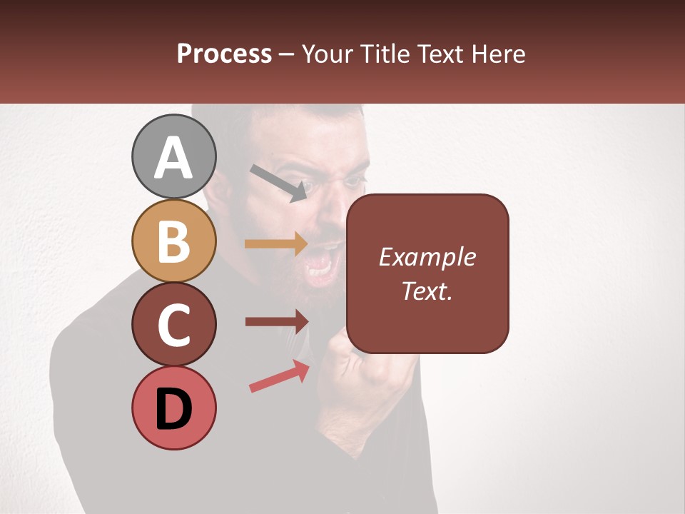 A Man Holding A Cell Phone In His Hand PowerPoint Template
