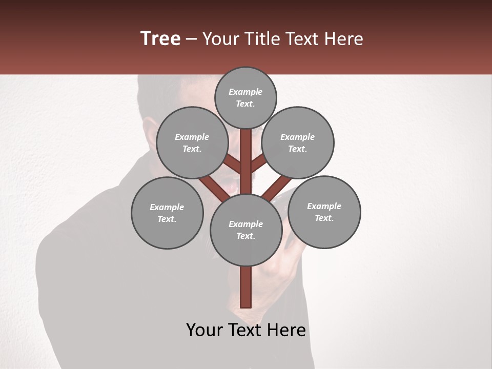 A Man Holding A Cell Phone In His Hand PowerPoint Template