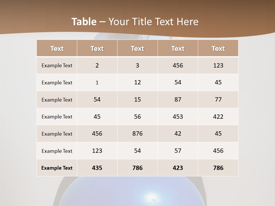 A Woman Sitting On Top Of A Blue Ball While Holding A Baby PowerPoint Template