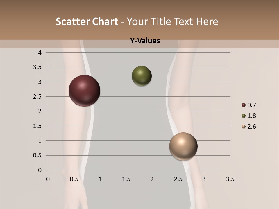 A Beautiful Woman In A Black And White Dress PowerPoint Template