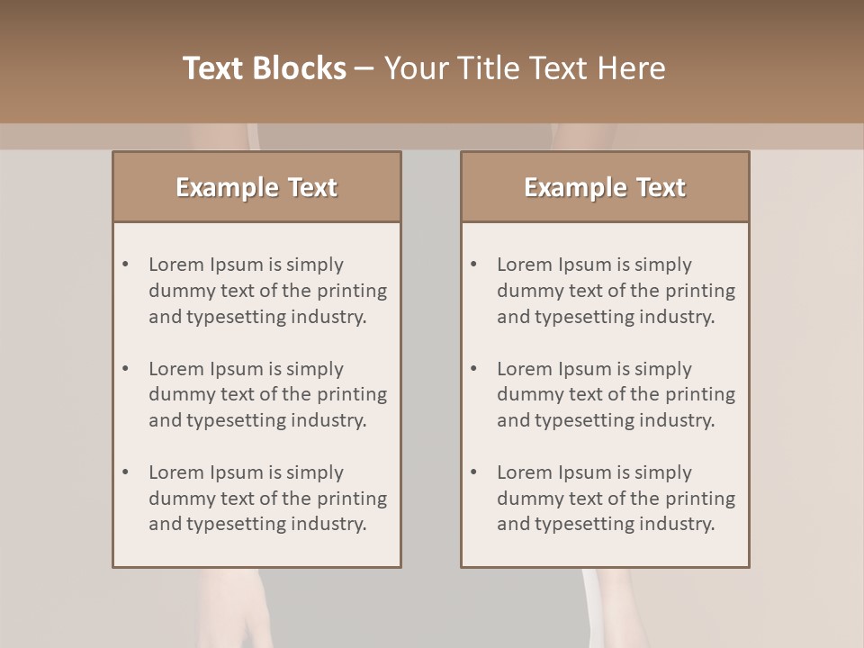 A Beautiful Woman In A Black And White Dress PowerPoint Template