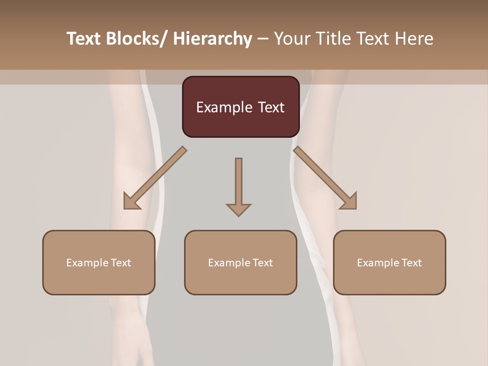 A Beautiful Woman In A Black And White Dress PowerPoint Template