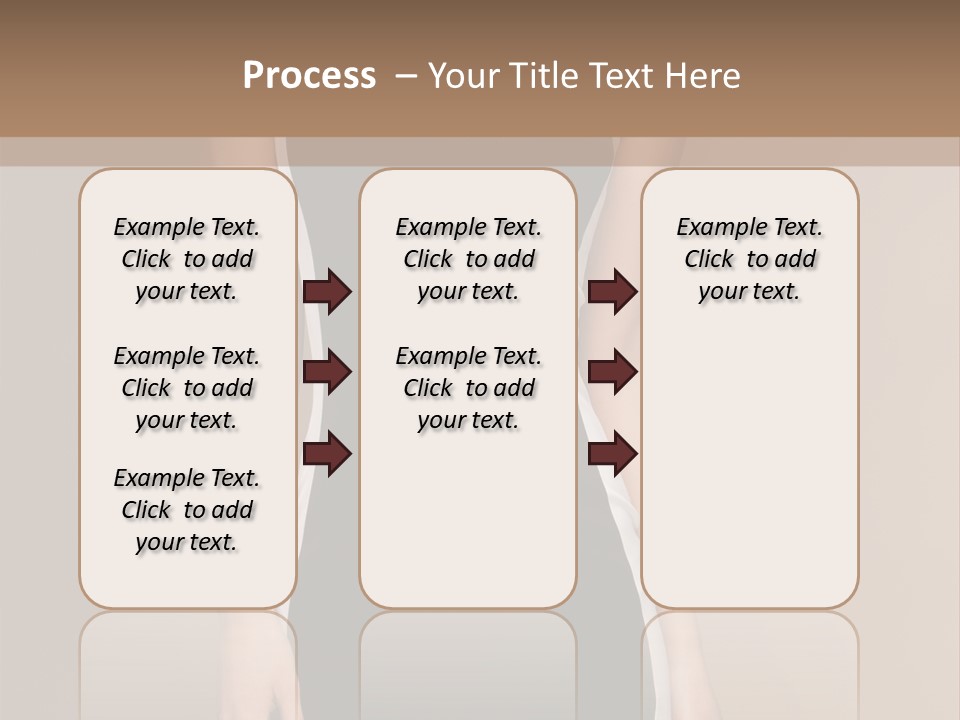 A Beautiful Woman In A Black And White Dress PowerPoint Template