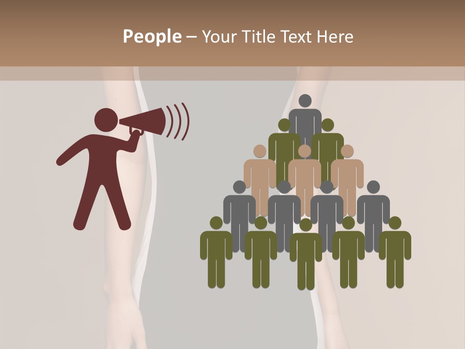 A Beautiful Woman In A Black And White Dress PowerPoint Template