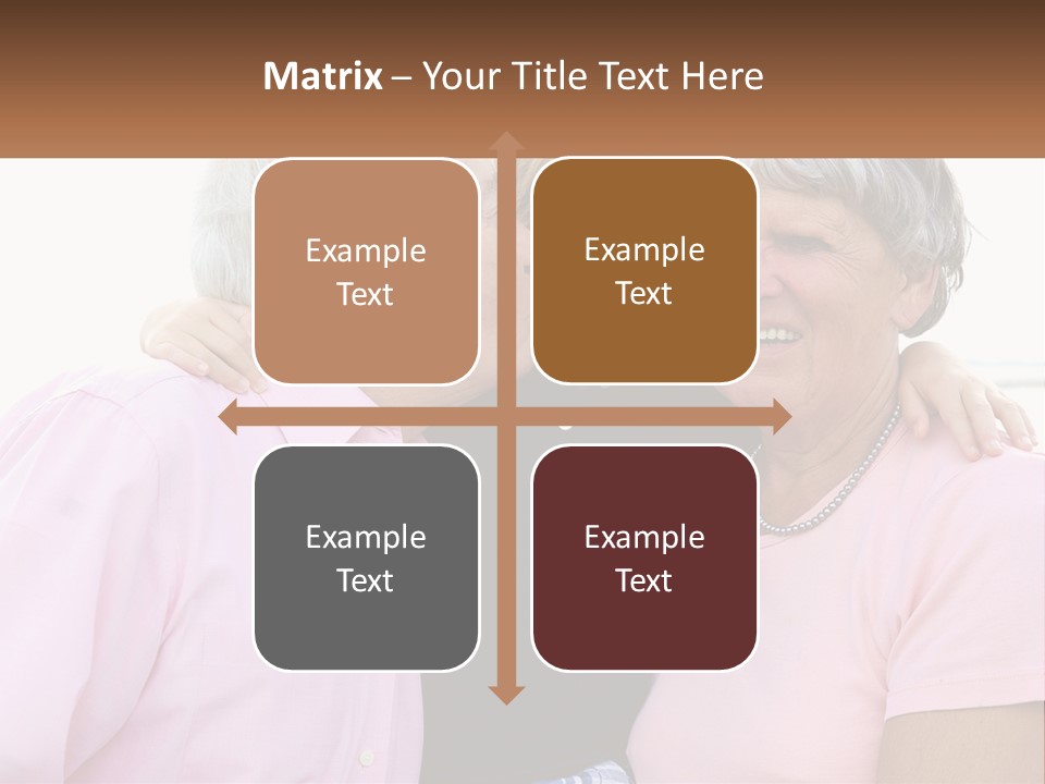 A Woman And Two Children Are Hugging Each Other PowerPoint Template