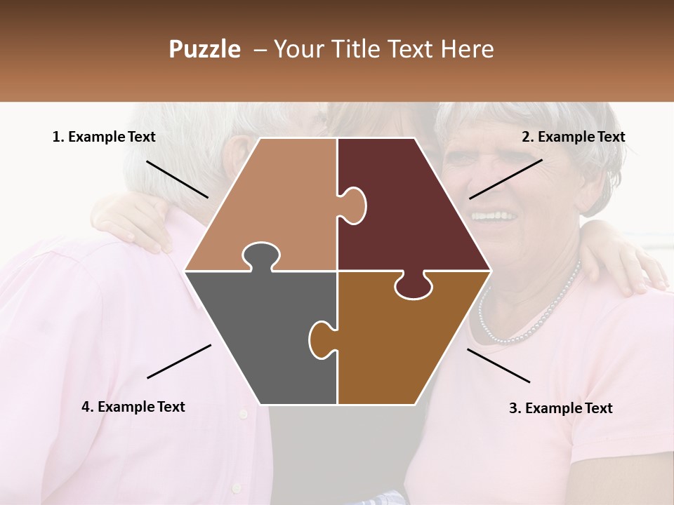 A Woman And Two Children Are Hugging Each Other PowerPoint Template