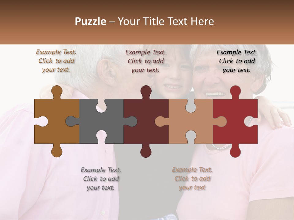 A Woman And Two Children Are Hugging Each Other PowerPoint Template