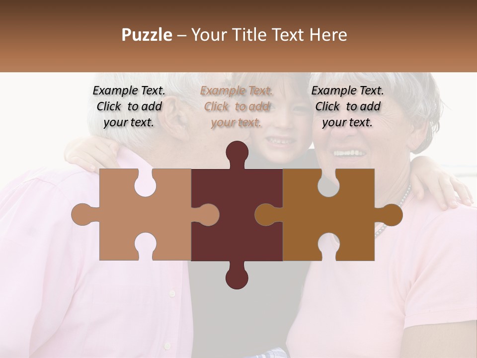 A Woman And Two Children Are Hugging Each Other PowerPoint Template