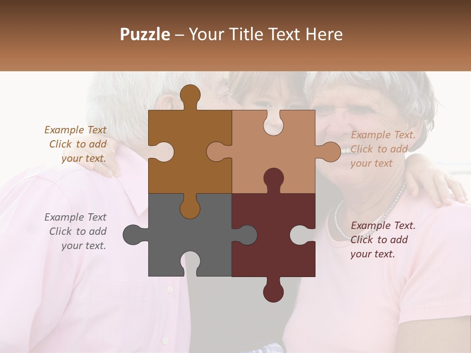 A Woman And Two Children Are Hugging Each Other PowerPoint Template