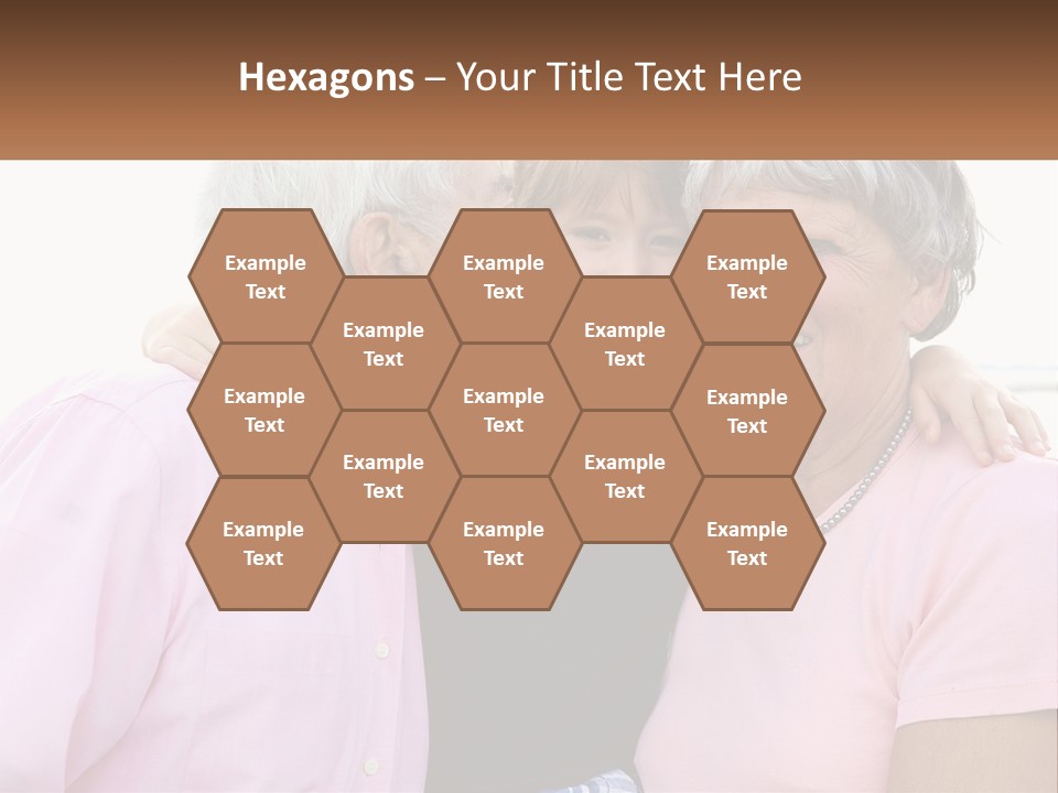 A Woman And Two Children Are Hugging Each Other PowerPoint Template