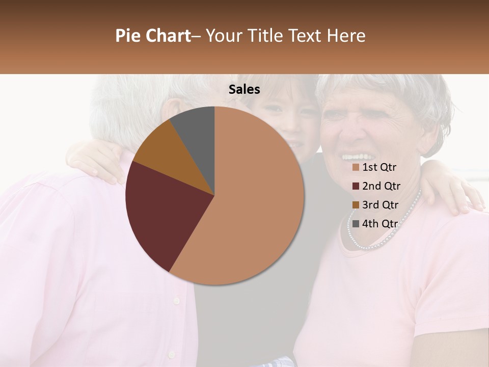 A Woman And Two Children Are Hugging Each Other PowerPoint Template