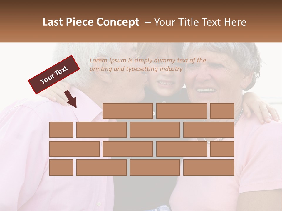 A Woman And Two Children Are Hugging Each Other PowerPoint Template