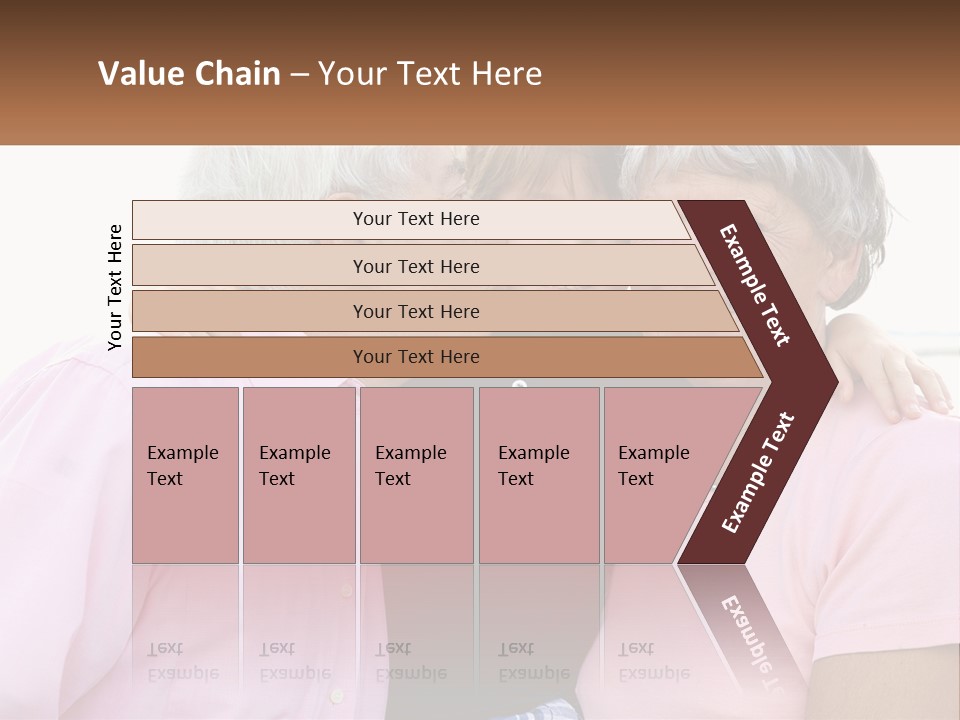 A Woman And Two Children Are Hugging Each Other PowerPoint Template