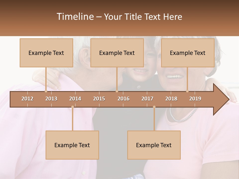 A Woman And Two Children Are Hugging Each Other PowerPoint Template