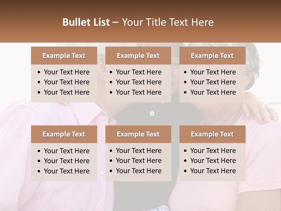 A Woman And Two Children Are Hugging Each Other PowerPoint Template